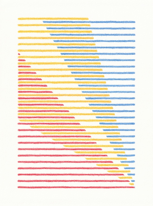 Red Yellow Blue (39 x 29 cm) water colour